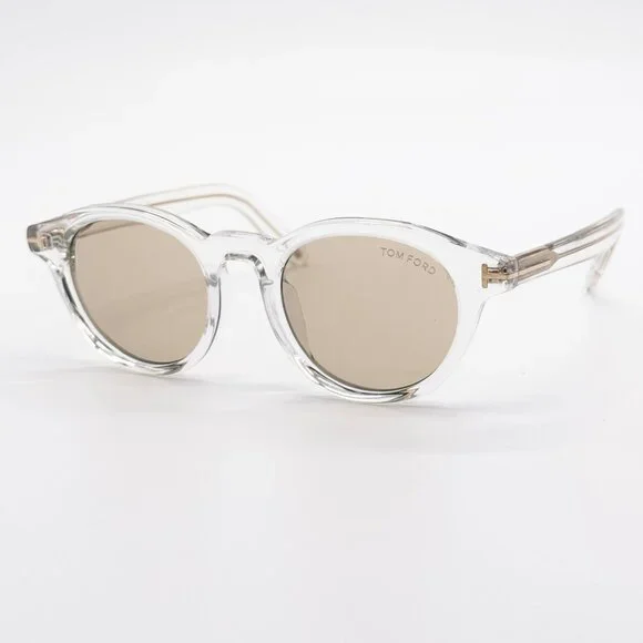 NEW TOM FORD TF1123-D 26E TRANSPARENT/BEIGE WOMEN SUNGLASSES FT1123-D 26E NEW TOM FORD TF1123-D 26E TRANSPARENT/BEIGE WOMEN SUNGLASSES  main image 4